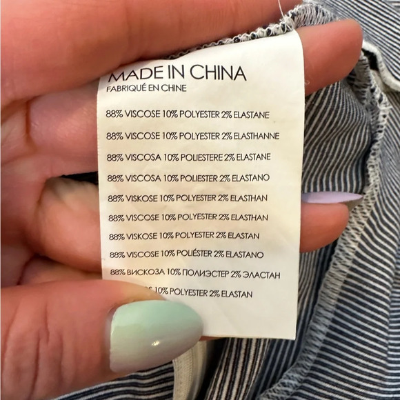 Club Monaco Striped Skirt Sz. M - Picture 4 of 4